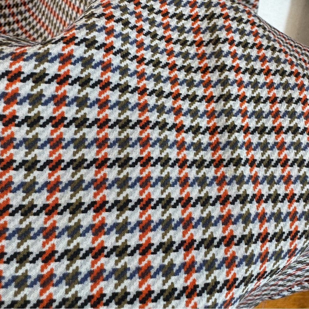 Equipment Hadley 100% Silk Houndstooth Relax Fit Elastic Waistband Dress Pants M - Picture 11 of 16